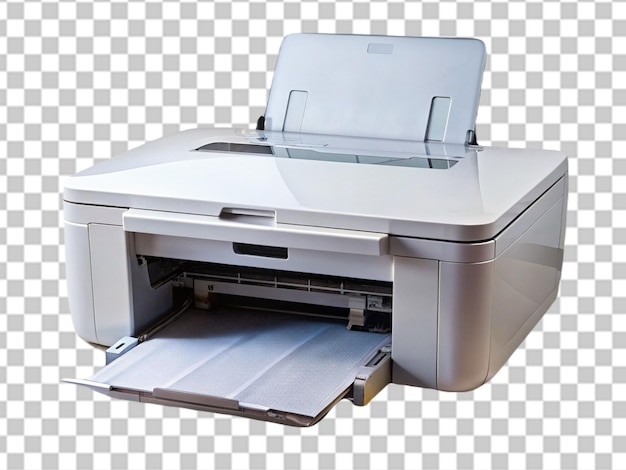 Impresora aislada sobre un fondo transparente