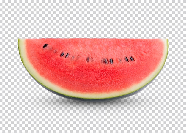 In Scheiben geschnittene Wassermelone isoliert