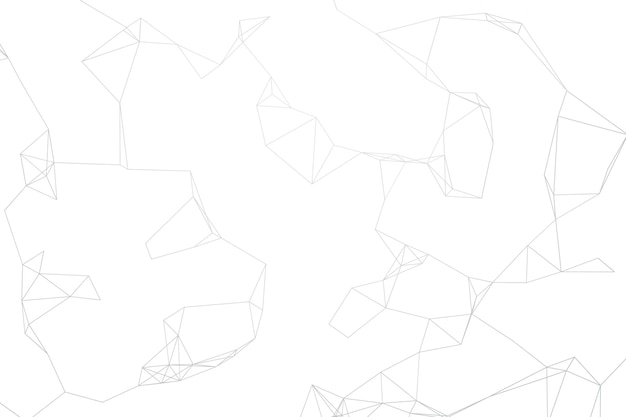 Incredibili modelli di linee geometriche polimorfe su tela trasparente Danza di forme e simmetria