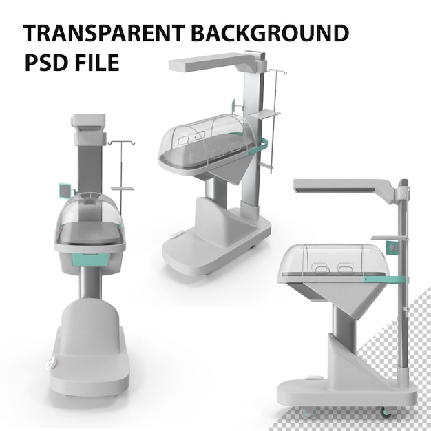 PSD incubadora de astic para bebés png