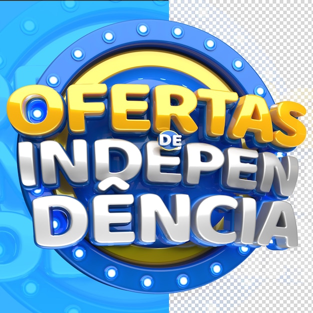 PSD la independencia ofrece el sello 3d