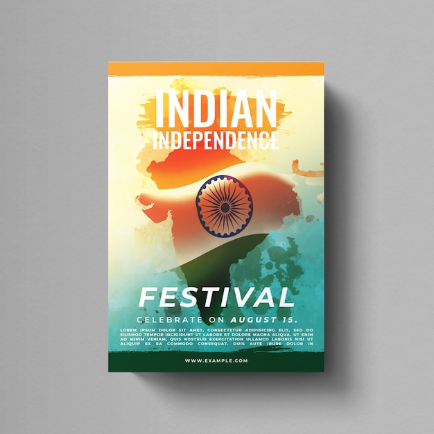 Indian independence day flyer