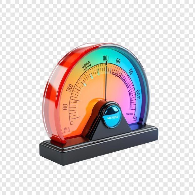 PSD indicador isolado em fundo transparente