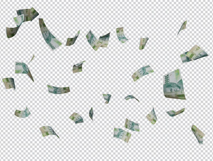 PSD indonesischer geldregen - 20.000 rupiah