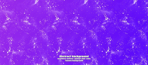 Infiniti fulmini senza soluzione di continuità e astrazione di stelle con texture isolata sfondo colorato