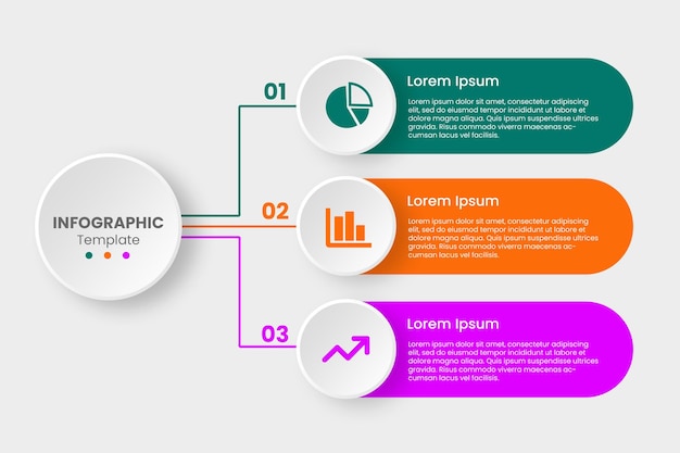 infográfico de design plano minimalista