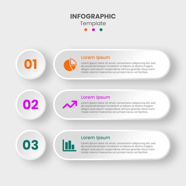 infográfico de design plano minimalista