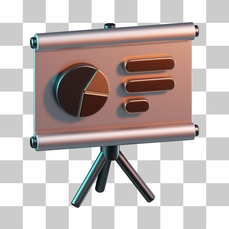 PSD infographic presentation 3d icon