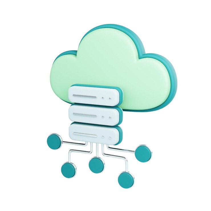 PSD información de la base de datos icono 3d saas