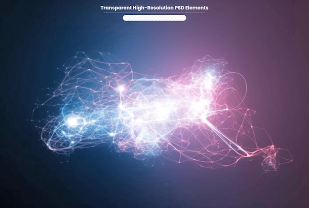 Information Cloud series Background design of connected abstract elements