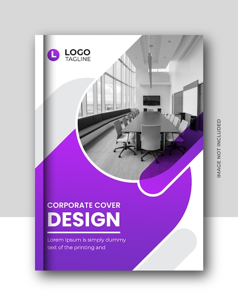 Informe anual de la empresa corporativa, folleto comercial y diseño de portada de libros.