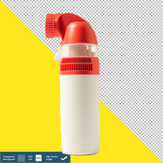 PSD inhalador isolado em fundo branco fundo transparente png psd