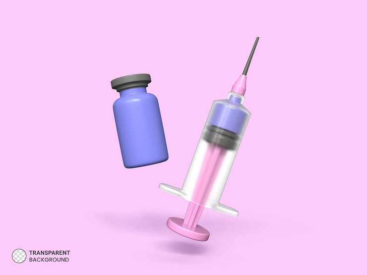 PSD injection icon isolated 3d render ilustration