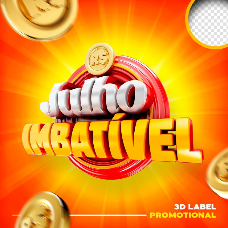 PSD inmejorable julio 3d sello supermercado promoción descuentos especiales julho imbativel