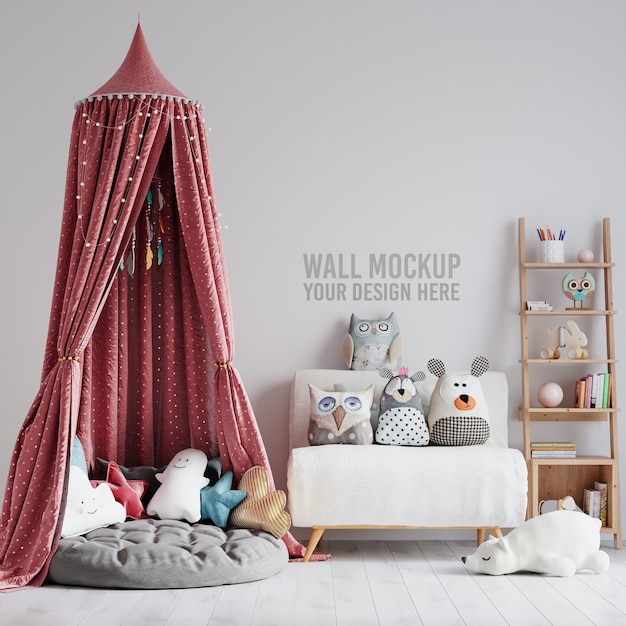 Innen Kinderspielzimmer Wandmodell