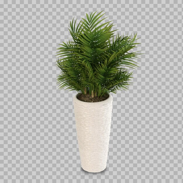 Innenanlage in 3D-Rendering isoliert