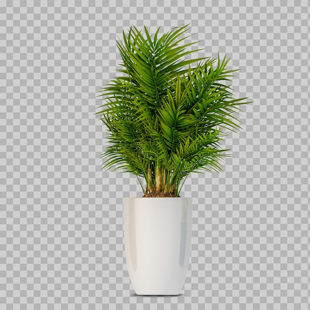 Innenanlage in 3D-Rendering isoliert