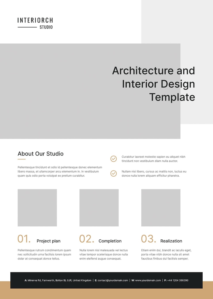 PSD innenarchitektur innenarchitektur flyer