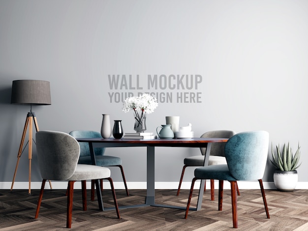 Innenesszimmer Wallpaper Mockup