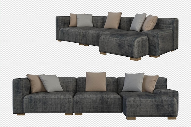 Innenmodell 3D-Rendering