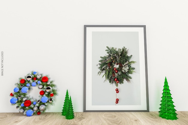 Innenplakat mit Weihnachtsbaum