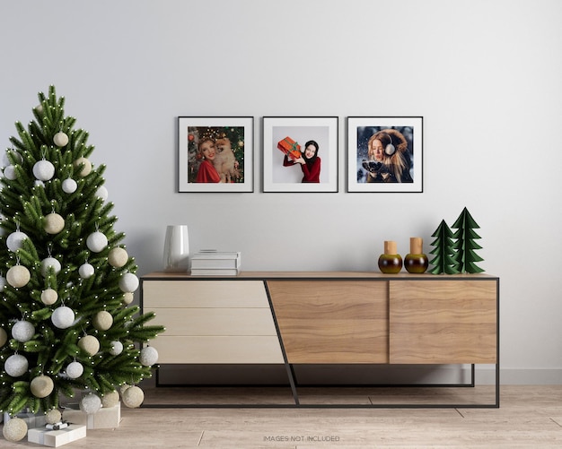 Innenplakat mit weihnachtsbaum