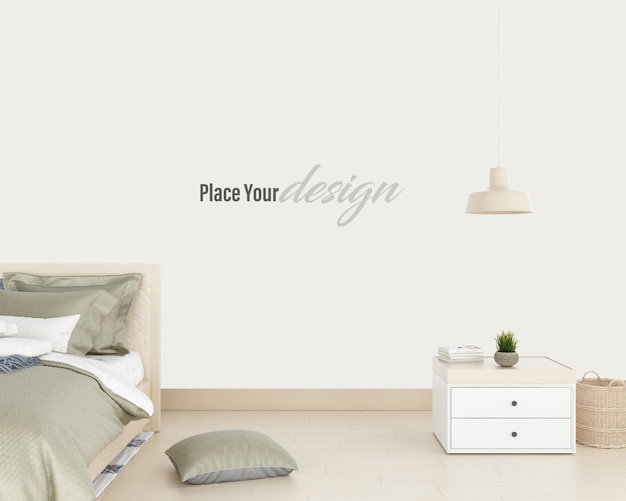 Innenwand-Mockup-Design