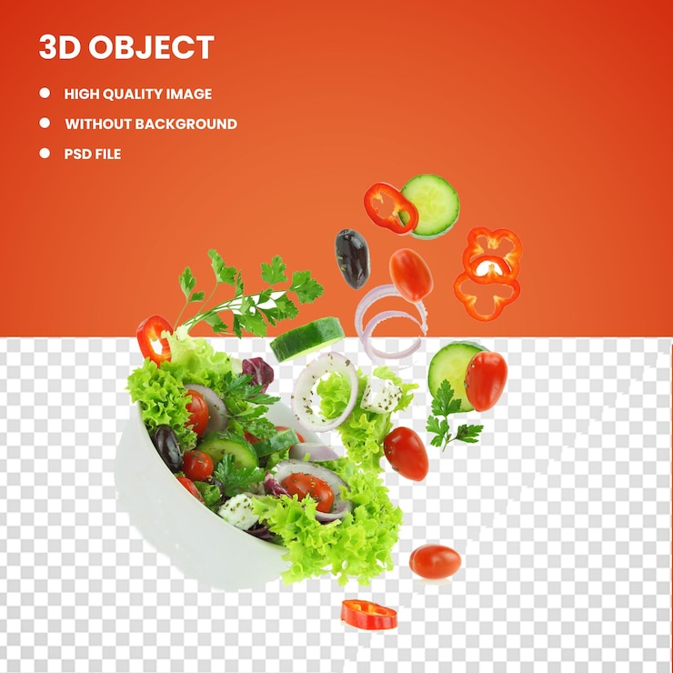 PSD insalata ciotola