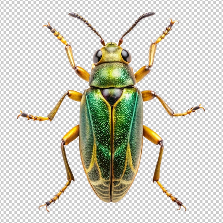 PSD insecto aislado sobre un fondo transparente