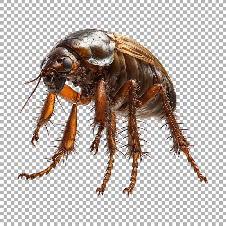 PSD insecto cucaracha en un fondo transparente generado por ai