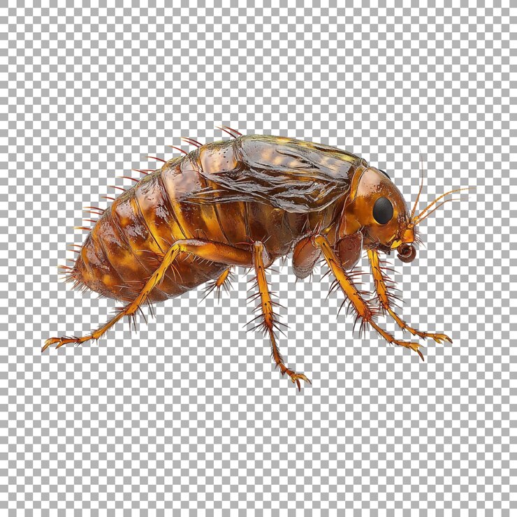 PSD insecto cucaracha en un fondo transparente generado por ai