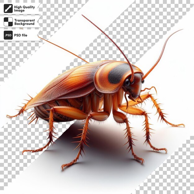 PSD un insecto con una imagen de un insecto en él