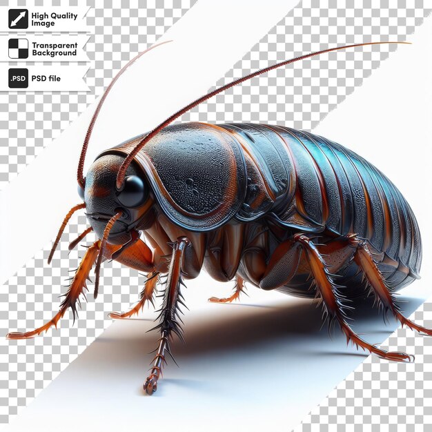 PSD un insecto con una imagen de un insecto en él