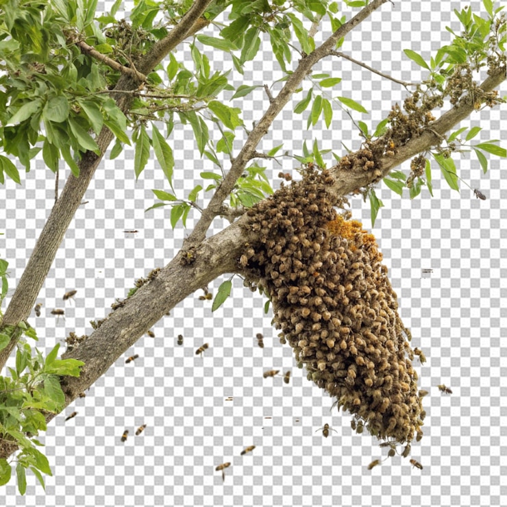 PSD insecto en la rama