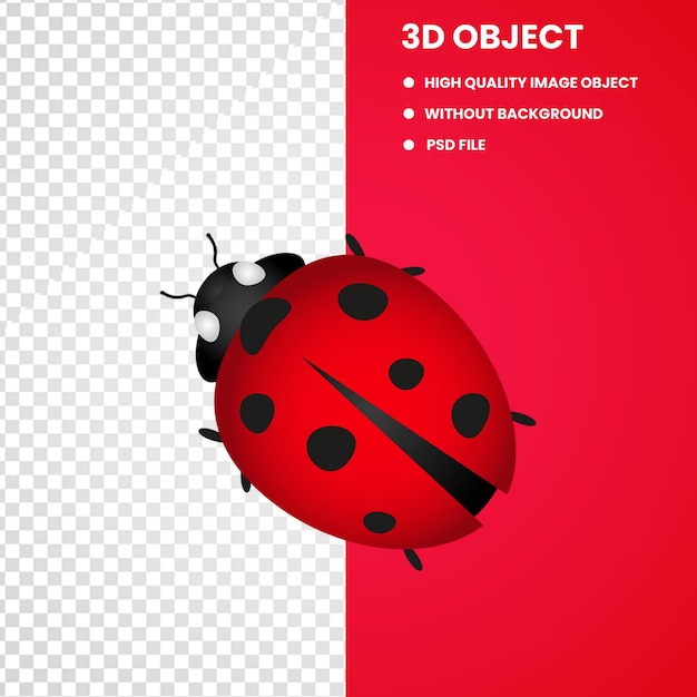 PSD insecto rojo