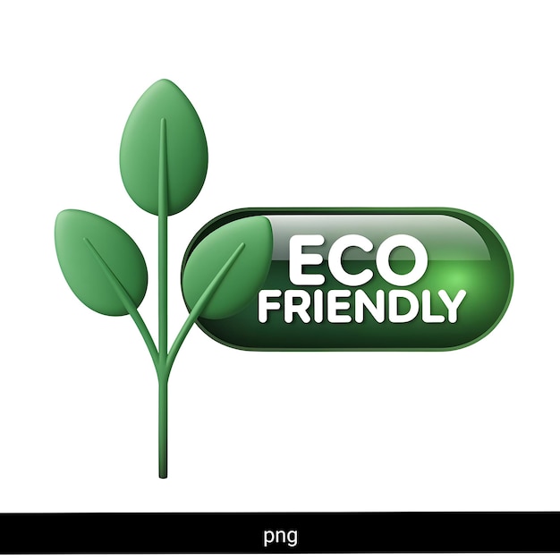Insegna ecologica con foglie