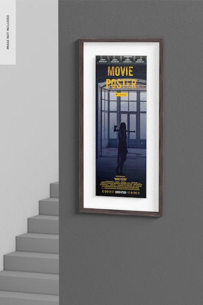 Insérer Une Maquette D'affiche De Film Américaine