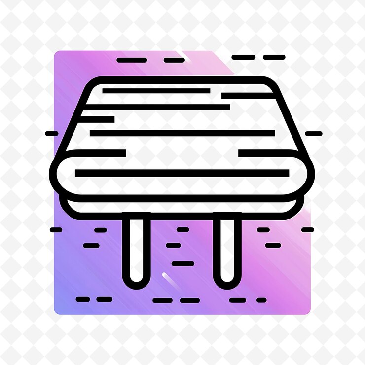 PSD insertar icono de tabla con un pequeño contorno cuadrado y unas pocas líneas diseños de icono minimalistas abstractos