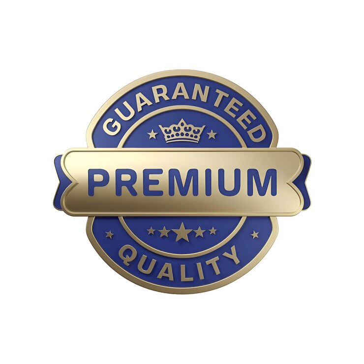 PSD insignia de calidad garantizada premium