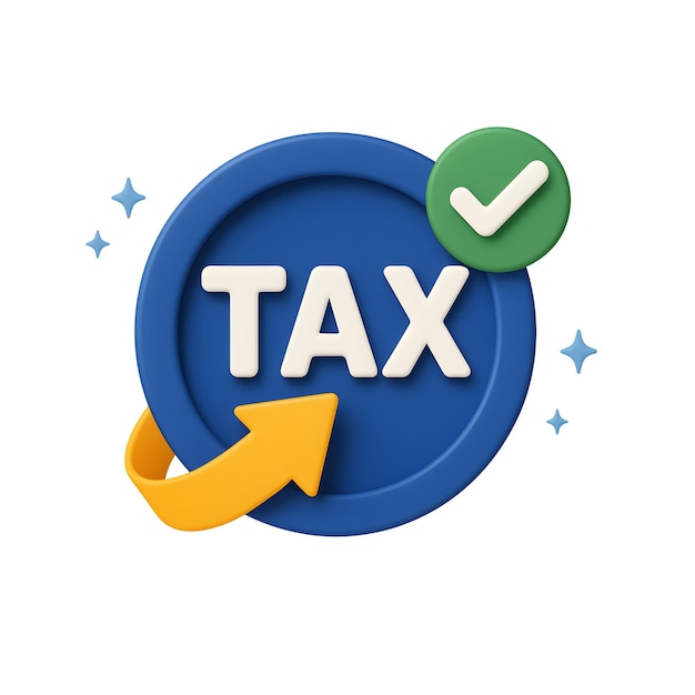 Insignia de contabilidad de finanzas fiscales