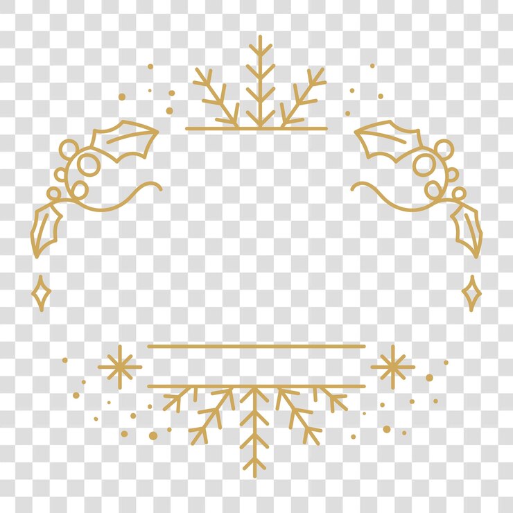 PSD la insignia de navidad png de fondo transparente
