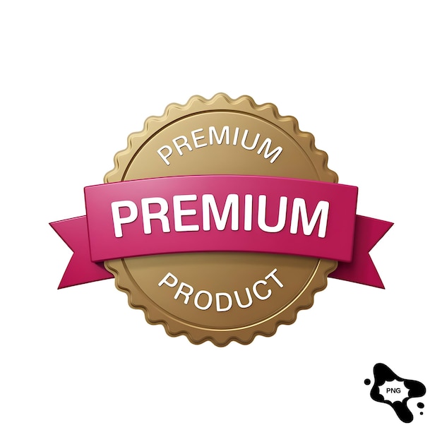 Insignia de premio al producto premium