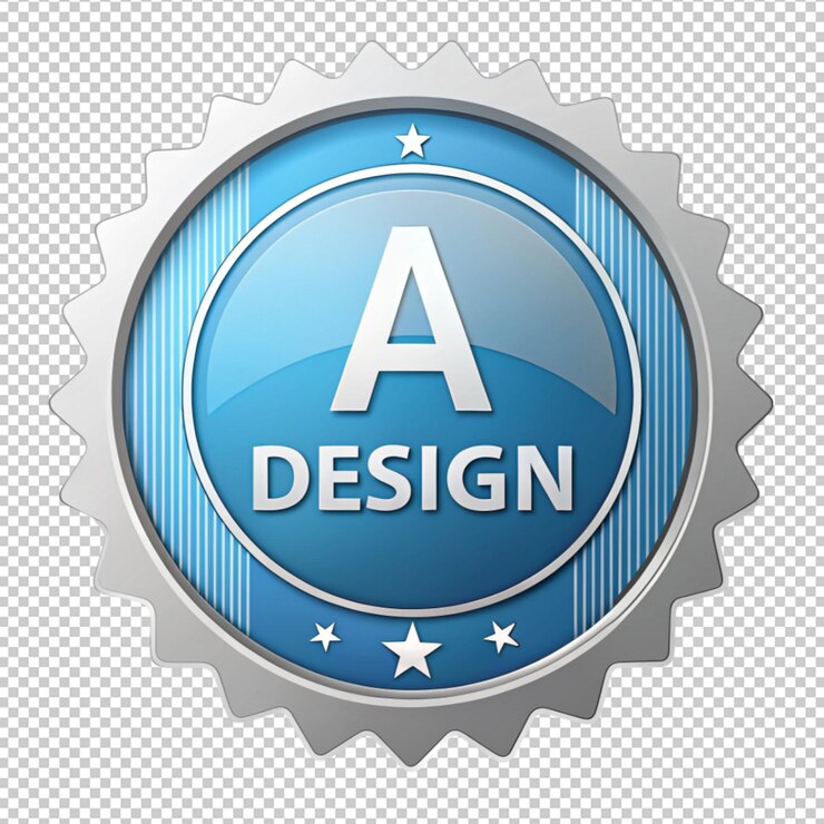 PSD insignia para su diseño aislado en un fondo transparente