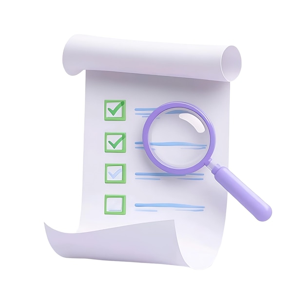 Inspection de la liste de contrôle