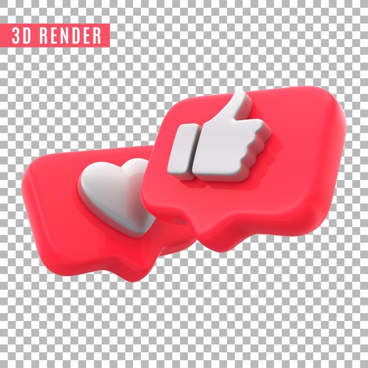 PSD instagram brillante como conjunto de iconos de logotipo de redes sociales render 3d aislado psd premium