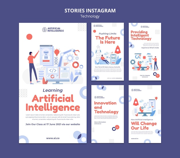 Instagram-Geschichten über künstliche Intelligenz