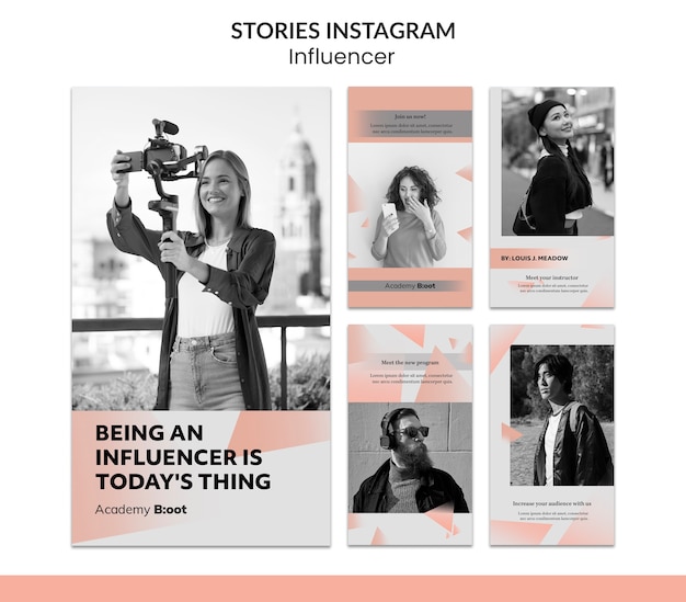Instagram-Geschichten von Gradient Influencer