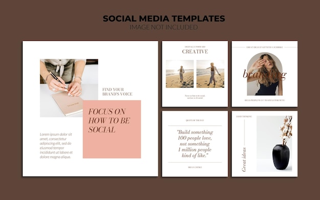 Instagram InfluencerSocial Media Post Templates