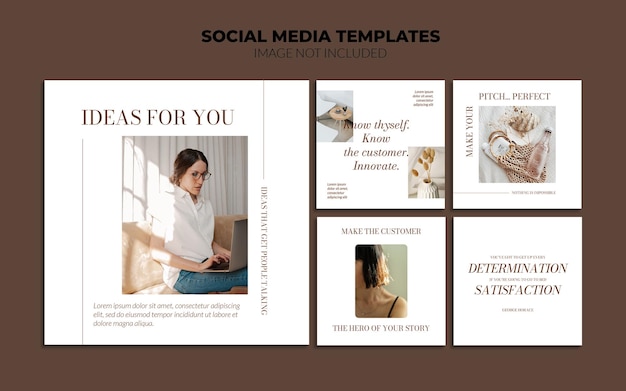 Instagram InfluencerSocial Media Post Templates