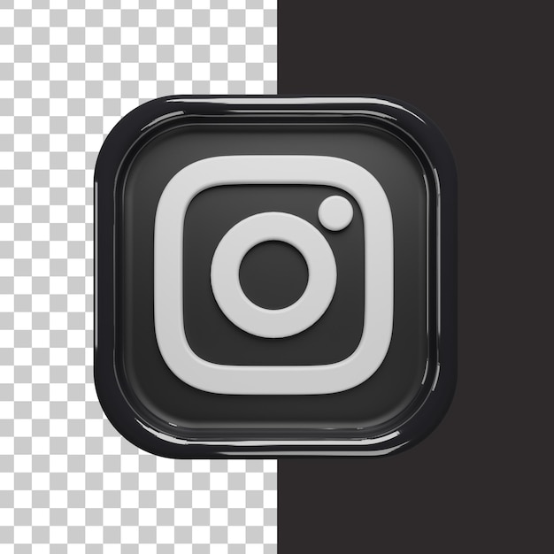 Instagram-Logo 3d